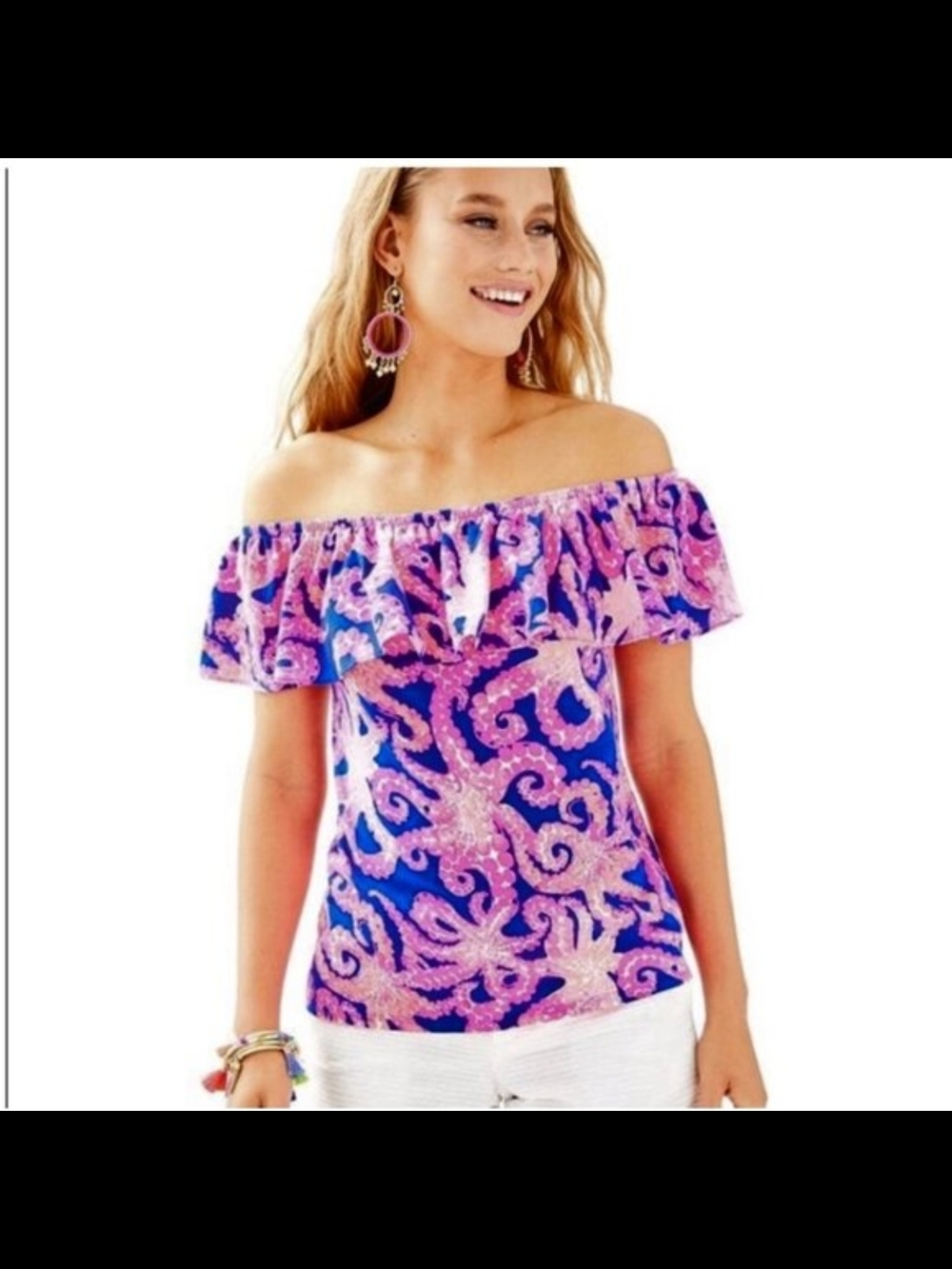 Lilly Pulitzer Off-Shoulder Camisole
